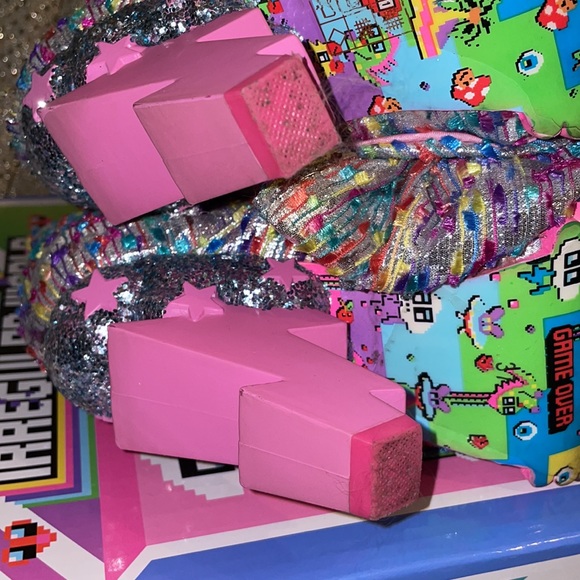 Irregular Choice Lightning Bolt Heels Size 6.5 - Picture 10 of 11